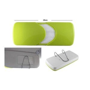 Car Tissue Holder-Shading Board Car Tissue Box Hanging Pumping Paper Napkin Holder with Clip (CLS-1997882)