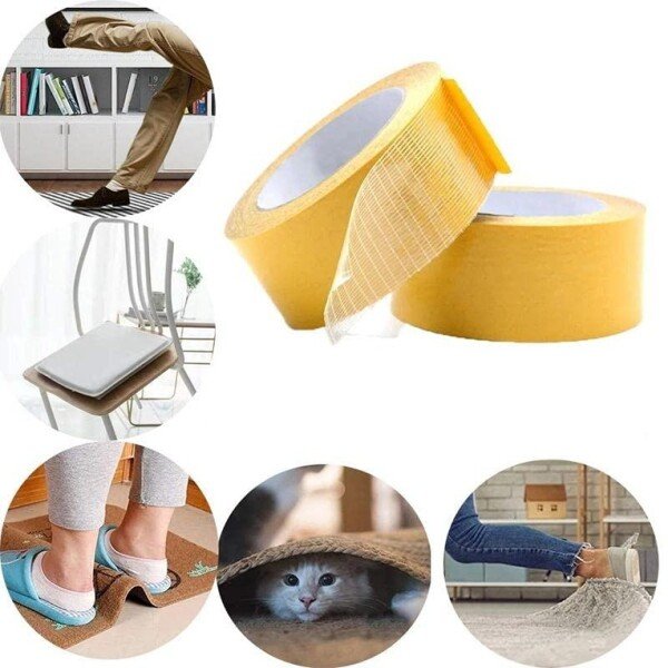 Carpet Adhesive Yellow Tape size 20 M (CLS-2390018)