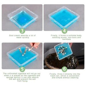 Disposable Ash tray for Eliminating Smoke and Sand Cart (CLS-2388466)