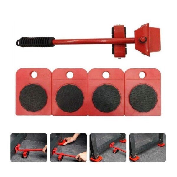 Furniture Lifter- Easy Moving Sliders With 360 Degree Rotatable Pad (Set 5) (CLS54084)