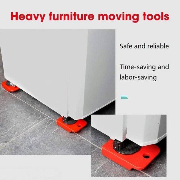 Furniture Lifter- Easy Moving Sliders With 360 Degree Rotatable Pad (Set 5) (CLS54084)