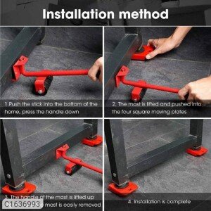 Furniture Lifter- Easy Moving Sliders With 360 Degree Rotatable Pad (Set 5) (CLS54084)