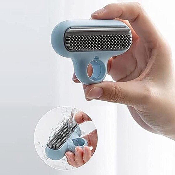Glass Cleaner- T-Shaped Descaling Glass Brush, Bathroom Toilet Glass Mirror Wiper, Cleaning Brush( Pack of 2) (CLS-2309920)