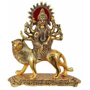 Radha Krishna Idol Statue with Diya Showpiece (CS-1636264)
