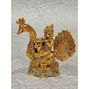 Gold Plated Krishna Idol Showpiece (CS-1636265)