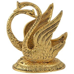Golden Swan Duck Showpieces Tissue Holder (CS-2377446)