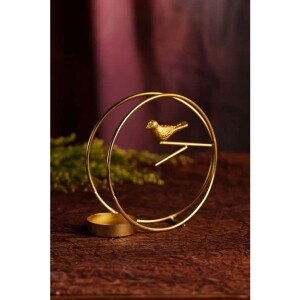 Iron Bird Tea Light Candle Holder Stand (CS-2385907)