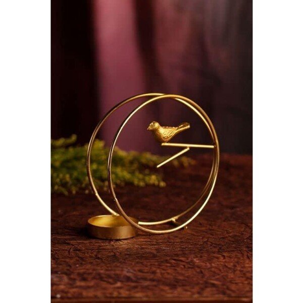 Iron Bird Tea Light Candle Holder Stand (CS-2385907)