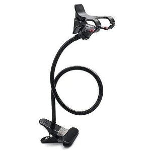 Lazy Stand Mobile Phone Mount Super Flexible Durable Strong Grip Stand 360 Degree Rotation- (Black) (CLS-2391311)
