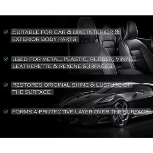 Liquid Car Polish for Tyres, Dashboard, Metal Parts, Exterior (CLS-2388352)