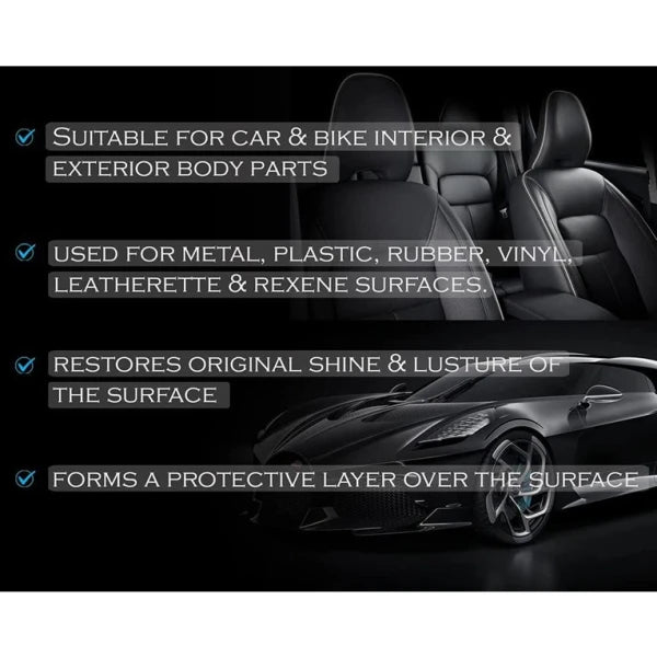 Liquid Car Polish for Tyres, Dashboard, Metal Parts, Exterior (CLS-2388352)