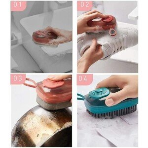 Liquid Cleaning Brush – Automatic Cleanser Cleaning Multipurpose Shoe Pressing Household Creative Soft Bristled (CS-2247136)