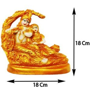 Lord Radha Krishna Idol Showpiece – 18 cm (CS-2357304)