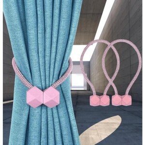 Magnet Curtain Tiebacks Drapery Holdback Binding Tie (Pack of 2) (CLS-2391093)