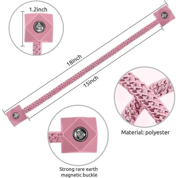 Magnet Curtain Tiebacks Drapery Holdback Binding Tie (Pack of 2) (CLS-2391093)
