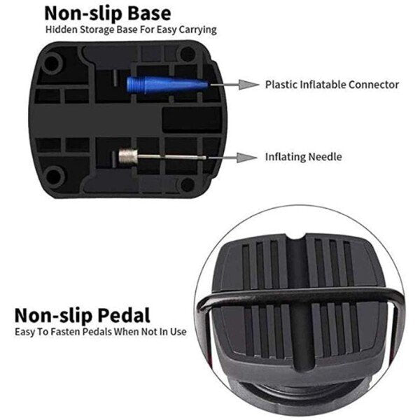 Mini Portable High-Pressure Bicycle Pump Pedal Cycling Pumps (CLS-2391081)