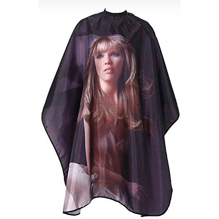 Multicolored Hair Cutting Apron Hairdressing Gown Cape Hair Cutting Barber Cloth Salon Accessories (Pack of 1) (CLS-2389286)