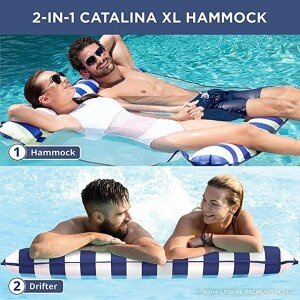 Multifunction Inflatable Water Hammock Floating Bed 1-2 Person Beach Float (CLS-2388698)