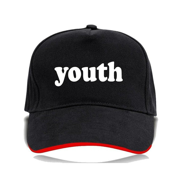 Plain Youth Unisex Cap – Black (KK-2263763)