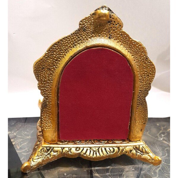 Oxide Metal Decorative Unique Handicraft Ganesh Laxmi Showpiece with Oil Lamp Diya (CS-2361683)