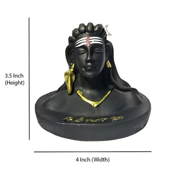 PolyResin Aadiyogi Statue Smoke Fountain (CS-2357779)
