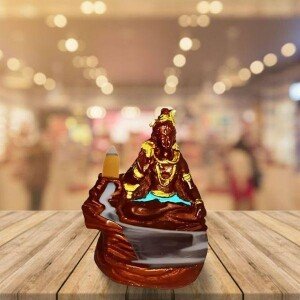 PolyResin Aadiyogi Statue Smoke Fountain (CS-2357779)