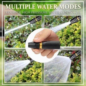 Portable High Pressure Washing Water Nozzle (Black) (CLS-2385626)