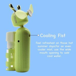 Portable Mini Humidifier Rechargeable Mist Spray Fan (Pack of 1) (Green) (CLS-2389676)