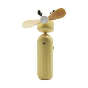 Portable Mini Humidifier Rechargeable Mist Spray Fan (Pack of 1) (Yellow) (CLS-2389678)