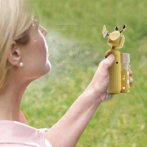 Portable Mini Humidifier Rechargeable Mist Spray Fan (Pack of 1) (Yellow) (CLS-2389678)