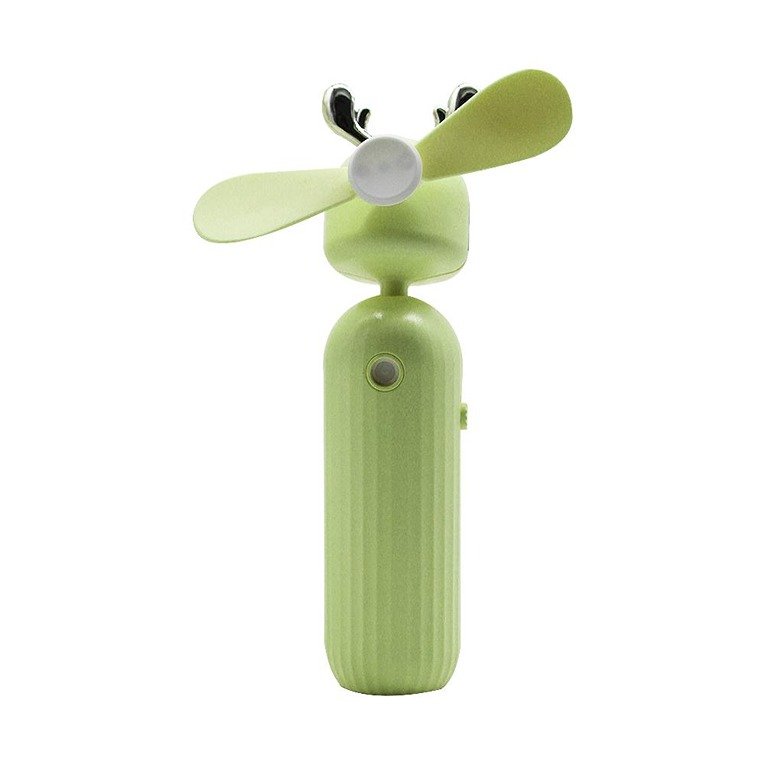 Portable Mini Humidifier Rechargeable Mist Spray Fan (Pack of 1) (Green) (CLS-2389676)