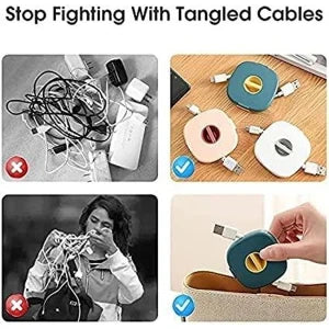 Portable Travel Organizer Case for Headphones, Data Cables, Charger (Assorted, Pack of 2) (CLS-2389893)