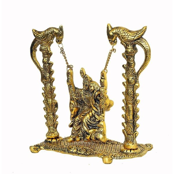 Radha Krishna Idol on Jhula Showpiece (CS-1636263)