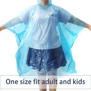Raincoats Waterproof Rain Poncho in A Ball for Traveling Camping Outdoor (Pack of 5) (CLS-2389416)