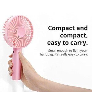 Rechargeable Handheld Mini Hand Fan Battery Operated (Multicolor) (CLS-2390899)