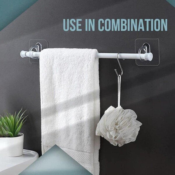 Ring Hook Multi-Functional Adhesive Hook Sticker, Pack of 10 (CLS-156671631)