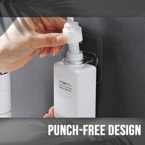 Ring Hook Multi-Functional Adhesive Hook Sticker, Pack of 10 (CLS-156671631)