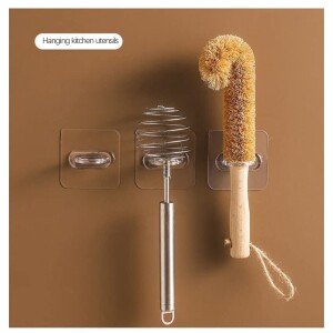 Ring Hook Multi-Functional Adhesive Hook Sticker, Pack of 10 (CLS-156671631)