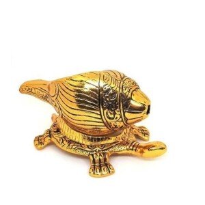 Sankha Tortoise Beautiful Gold Polish Showpiece (CS-2377448)