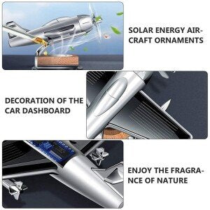 Solar Powered Car Perfume Diffuser/Dispenser | Aeroplan Glider Design (CLS-2386207)