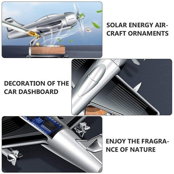 Solar Powered Car Perfume Diffuser/Dispenser | Aeroplan Glider Design (CLS-2386207)