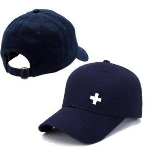 Unisex Plain R Printed Cotton Cap – Red (KK-2217169)