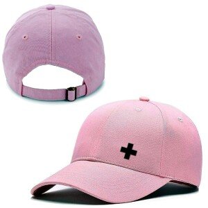 Plain Cotton Baseball Cap – Black (KK-2353293)