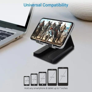 Universal Mobile Phone Stand with Card Holder (Black) (CLS-2391357)