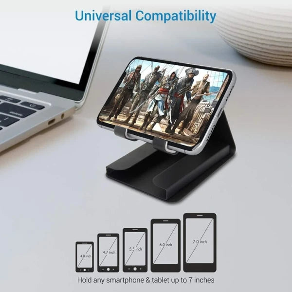 Universal Mobile Phone Stand with Card Holder (Black) (CLS-2391357)