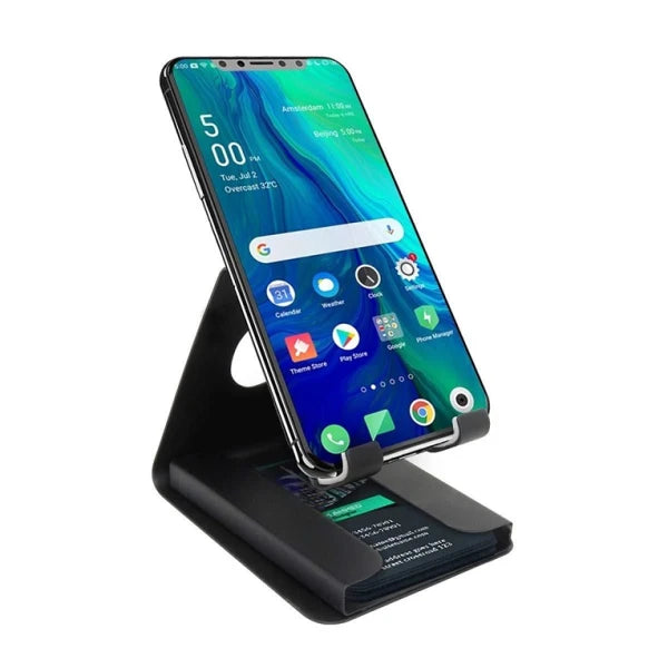 Universal Mobile Phone Stand with Card Holder (Black) (CLS-2391357)