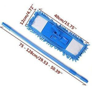 Microfiber Floor Cleaning Mop with Telescopic Long Handle Dry Mop (CS-1443808)