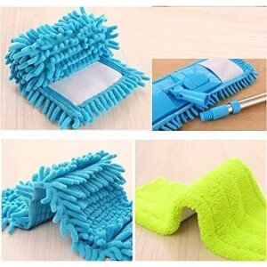 Microfiber Floor Cleaning Mop with Telescopic Long Handle Dry Mop (CS-1443808)