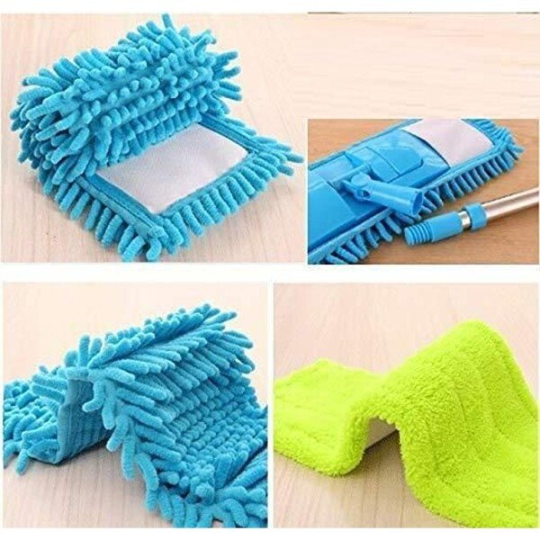 Microfiber Floor Cleaning Mop with Telescopic Long Handle Dry Mop (CS-1443808)