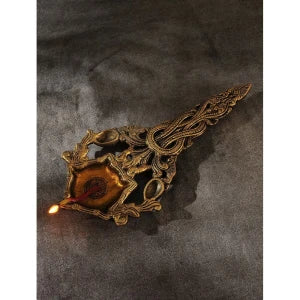 Buy Antique Gold Brass Engraved Tray/Platter
